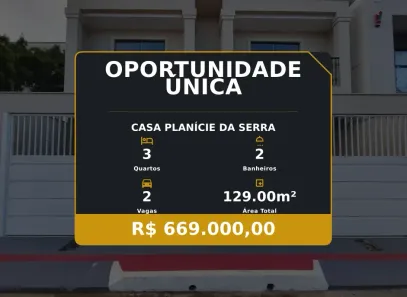 Casa com 3 Quartos à venda, 129m² no Planície da Serra, Serra
