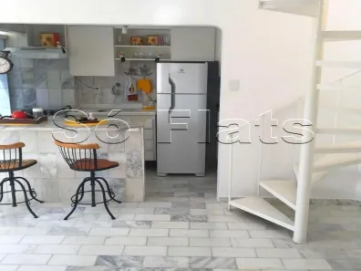 Apartamento com 1 Quarto para alugar, 130m² no Vila Nova Conceição, São Paulo