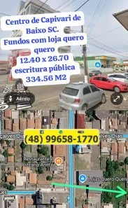 Lote/Terreno à venda, 335m² no Centro, Capivari de Baixo