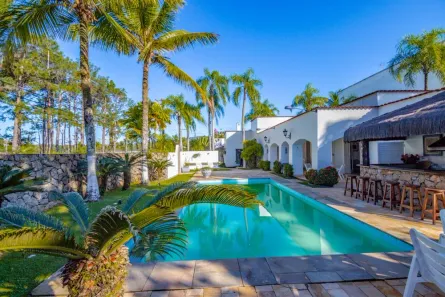 Casa de Condomínio com 5 Quartos para venda ou aluguel, 400m² no Jardim Acapulco, Guarujá