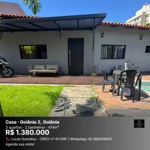 Casa com 3 Quartos à venda, 220m² no Goiânia 2, Goiânia