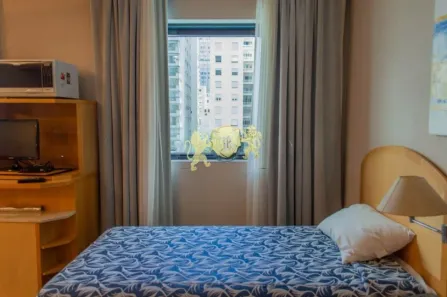 Flat com 1 Quarto para alugar, 28m² no Higienópolis, São Paulo