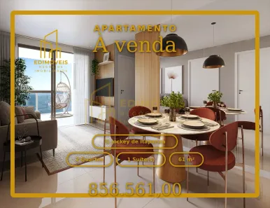 Apartamento com 2 Quartos à venda, 61m² no Jockey de Itaparica, Vila Velha