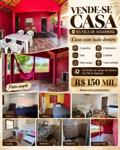 Casa com 2 Quartos à venda, 100m² no Algodoal, Maracanã