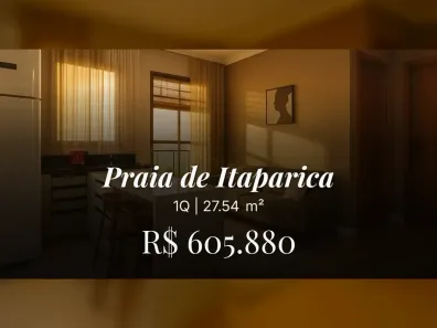 Apartamento com 1 Quarto à venda, 27m² no Praia de Itaparica, Vila Velha
