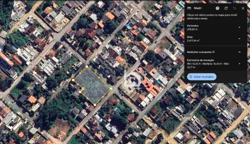 Lote/Terreno à venda, 2474m² no Santa Mônica, Guarapari