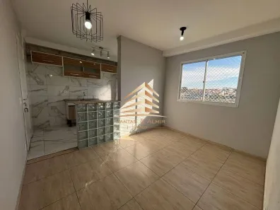 Apartamento com 2 Quartos para alugar, 47m² no Cocaia, Guarulhos