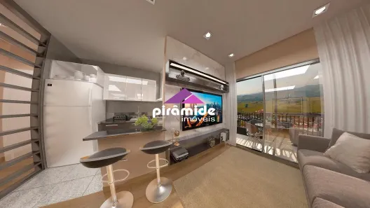 Apartamento com 2 Quartos à venda, 65m² no Condomínio Residencial Colinas do Paratehy, São José dos Campos