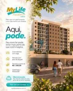 Apartamento com 2 Quartos à venda, 55m² no Vila São José I, Atibaia
