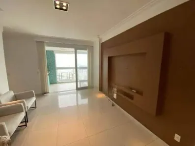Apartamento com 3 Quartos para alugar, 141m² no Ponta da Praia, Santos