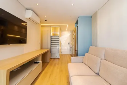 Apartamento com 1 Quarto para alugar, 43m² no Centro, Curitiba