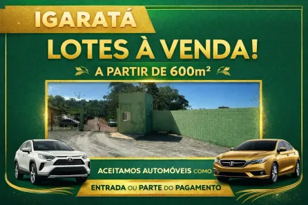 Lote/Terreno à venda, 600m² no Centro, Igaratá