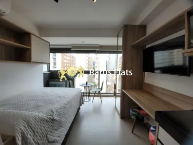 Flat com 1 Quarto para alugar, 19m² no Pinheiros, São Paulo
