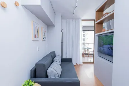 Apartamento com 1 Quarto para alugar, 26m² no Vila Nova Conceição, São Paulo