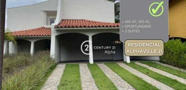 Casa de Condomínio com 3 Quartos à venda, 350m² no Alphaville Residencial Dois, Barueri
