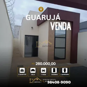 Casa com 2 Quartos à venda, 50m² no Guarujá, Montes Claros