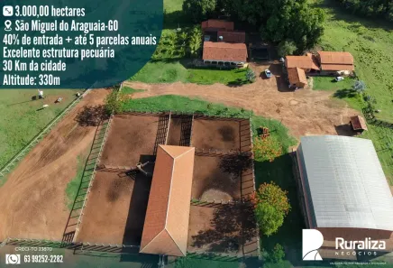 Fazenda/Sítio à venda, 3000m² no , São Miguel do Araguaia