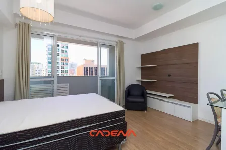 Apartamento com 1 Quarto para alugar, 33m² no Centro, Curitiba