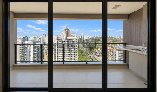 Apartamento com 1 Quarto para alugar, 38m² no Campo Belo, São Paulo