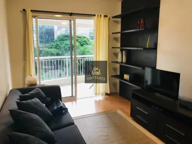 Flat com 2 Quartos para alugar, 46m² no Cidade Monções, São Paulo