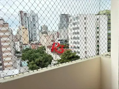Apartamento com 1 Quarto para alugar, 48m² no José Menino, Santos