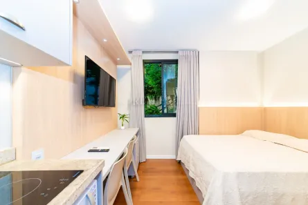 Apartamento com 1 Quarto à venda, 24m² no Centro, Curitiba