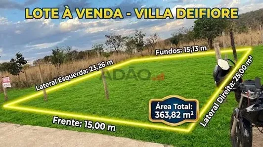 Lote/Terreno à venda, 364m² no Villa Deifiore, Aparecida de Goiânia
