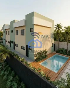 Casa de Condomínio com 2 Quartos à venda, 75m² no Pontal de Santa Marina, Caraguatatuba