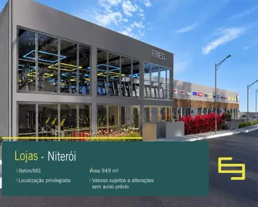 Ponto Comercial à venda, 950m² no Niterói, Betim