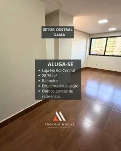 Sala Comercial com 1 Quarto para alugar, 29m² no Setor Central, Brasília