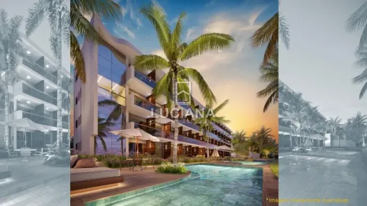 Flat com 2 Quartos à venda, 31m² no Ponta de Serrambi, Ipojuca