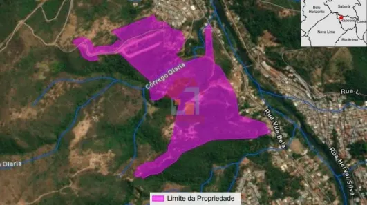 Lote/Terreno à venda, 248411m² no Vila Valeria, Raposos
