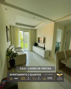 Apartamento com 2 Quartos à venda, 49m² no Caji, Lauro de Freitas
