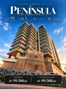 Apartamento com 3 Quartos à venda, 135m² no Ponta D'Areia, São Luís