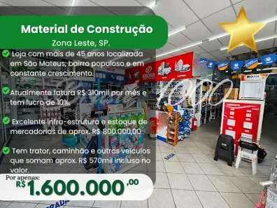 Ponto Comercial à venda, 120m² no Cidade São Mateus, São Paulo