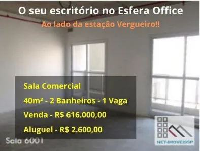 Sala Comercial para venda ou aluguel, 40m² no Paraíso, São Paulo