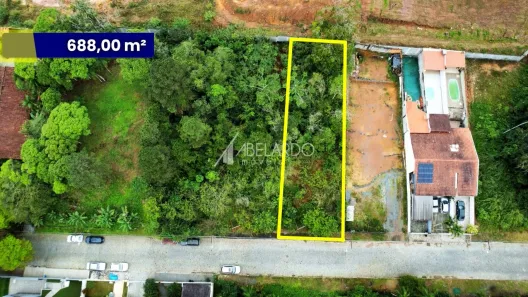 Lote/Terreno à venda, 688m² no Ponta Aguda, Blumenau