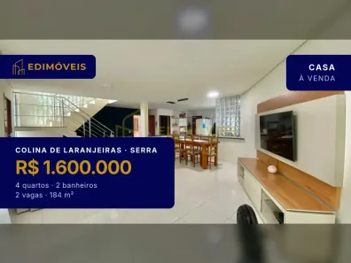 Casa com 4 Quartos à venda, 184m² no Colina de Laranjeiras, Serra