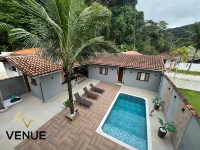 Casa de Condomínio com 4 Quartos à venda, 250m² no Mar Verde II, Caraguatatuba