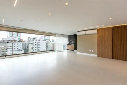 Apartamento com 3 Quartos para alugar, 143m² no Campo Belo, São Paulo