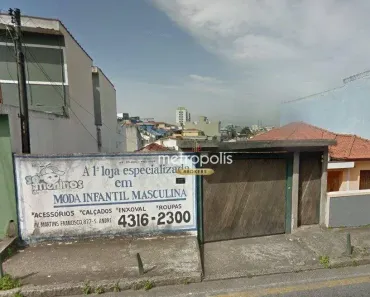 Lote/Terreno à venda, 277m² no Parque das Nações, Santo André