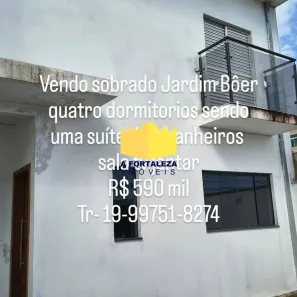 Casa com 4 Quartos à venda, 125m² no Jardim Boer I, Americana