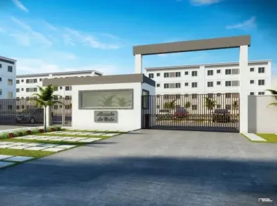 Apartamento com 2 Quartos para alugar, 41m² no Luar da Barra, Barra dos Coqueiros