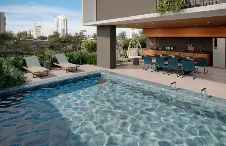Apartamento com 1 Quarto à venda, 49m² no Setor Marista, Goiânia