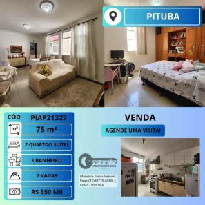 Apartamento com 2 Quartos à venda, 75m² no Pituba, Salvador