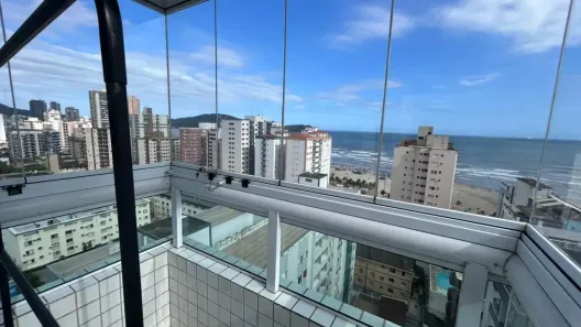 Apartamento com 2 Quartos para alugar, 98m² no Guilhermina, Praia Grande