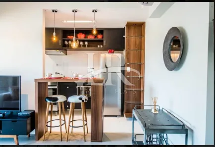 Flat com 1 Quarto para alugar, 40m² no Pinheiros, São Paulo