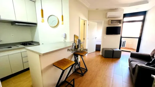 Flat com 1 Quarto para alugar, 35m² no Indianópolis, São Paulo
