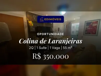 Apartamento com 2 Quartos à venda, 55m² no Colina de Laranjeiras, Serra