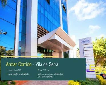 Imóvel Comercial para alugar, 750m² no Vila da Serra, Nova Lima